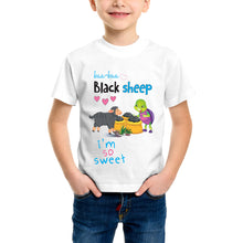 Load image into Gallery viewer, Purple Turtle Kids' T-Shirt - Baa Baa Black Sheep Tshirt - For Toddlers, Girls & Boys - Short Sleeves