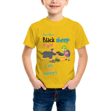 Load image into Gallery viewer, Purple Turtle Kids' T-Shirt - Baa Baa Black Sheep Tshirt - For Toddlers, Girls & Boys - Short Sleeves