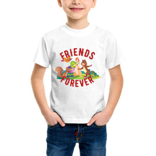 Load image into Gallery viewer, Purple Turtle Kids' T-Shirt - Best Friends Forever - For Toddlers, Girls & Boys - Short Sleeves