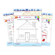 Load image into Gallery viewer, Purple Turtle Kids' Preschool Worksheets I Early Learning Fun Brain Development Activities For Children Ages 3+ I English, Maths, EVS Fun Exercises I 300 Activities 150 Loose Leaves