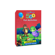 Load image into Gallery viewer, Purple Turtle 500 Fun Activity- Coloring and Activity Book
