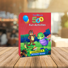 Load image into Gallery viewer, Purple Turtle 500 Fun Activity- Coloring and Activity Book
