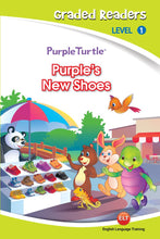 Load image into Gallery viewer, Purple's New Shoes - Purple Turtle
