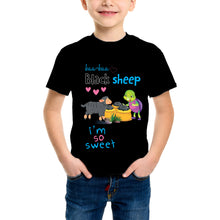 Load image into Gallery viewer, Purple Turtle Kids' T-Shirt - Baa Baa Black Sheep Tshirt - For Toddlers, Girls &amp; Boys - Short Sleeves
