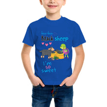 Load image into Gallery viewer, Purple Turtle Kids' T-Shirt - Baa Baa Black Sheep Tshirt - For Toddlers, Girls &amp; Boys - Short Sleeves

