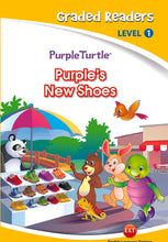 Load image into Gallery viewer, Purple Turtle - Purple's New Shoes
