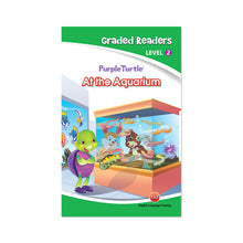 Load image into Gallery viewer, Purple Turtle - AT THE AQUARIUM Story book for Kids Ages 4-5
