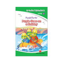 Load image into Gallery viewer, Purple Turtle - PURPLE GOES ON A HOLIDAY | Story book for Kids Ages 4-5
