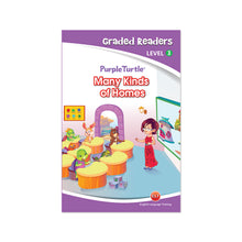 Load image into Gallery viewer, Purple Turtle - MANY KINDS OF HOMES | Story book for Kids Ages 5-6
