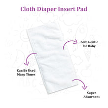 Load image into Gallery viewer, Purple Turtle  Baby Record Book with Washable and Reusable Cloth Diaper with Inserts : Pack of 2 | for Babies 3 Months-3 Years | Free Size and Adjustable |  100% Natural, Non-Toxic and Chemical-Free Baby Diapers
