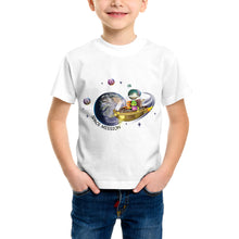 Load image into Gallery viewer, Purple Turtle Kids' T-Shirt - Space Mission - For Toddlers, Girls &amp; Boys - Short Sleeves
