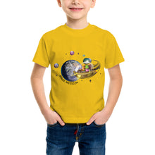 Load image into Gallery viewer, Purple Turtle Kids' T-Shirt - Space Mission - For Toddlers, Girls &amp; Boys - Short Sleeves
