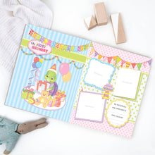 Load image into Gallery viewer, Purple Turtle Baby Record Book with Washable and Reusable Cloth Diaper with Inserts : Pack of 2 | for Babies 3 Months-3 Years | Free Size and Adjustable |  100% Natural, Non-Toxic and Chemical-Free Baby Diapers
