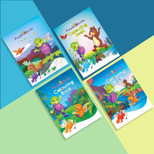 Load image into Gallery viewer, Best Coloring Books for Kids Ages 3-8 (Set of 4) Purple Turtle Gift Set for Children
