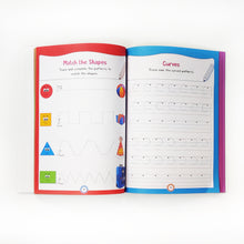 Load image into Gallery viewer, Purple Turtle My First Book of Pencil Control: Patterns Practice book for kids ( Full Color Pages): 3 Pencils, a Eraser and a Sharpener Free!
