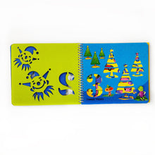 Load image into Gallery viewer, 1234 Stencilling Book - Fun Early Learning Activity Book - Purple Turtle  - For Kids Ages 3-7
